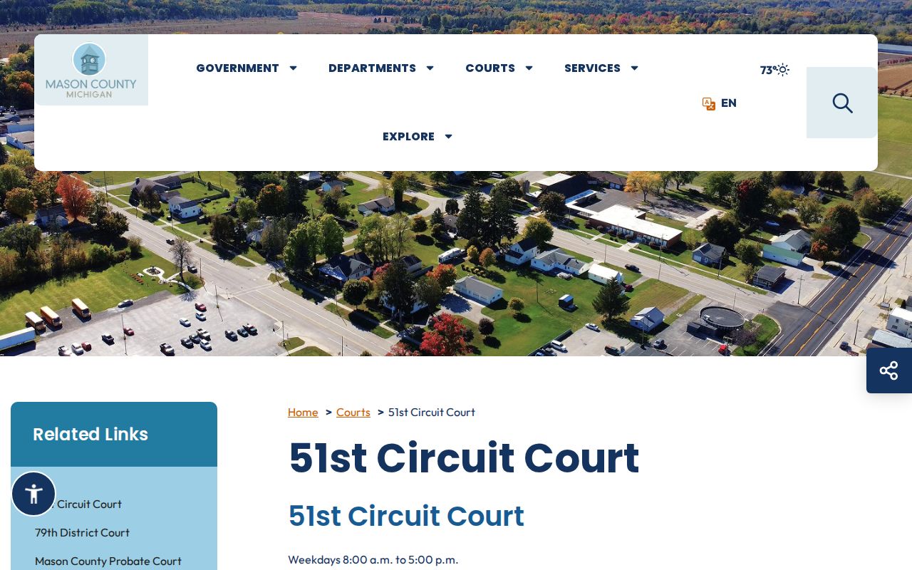 Mason County warrant check: circuit court jurisdiction and records office contact