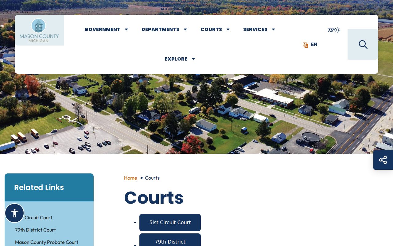 Mason County warrant records: Historic Mason County Courthouse court directory and hours