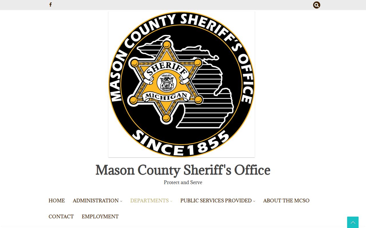 Mason County arrest warrant lookup: jail visit, mail, and kiosk information page