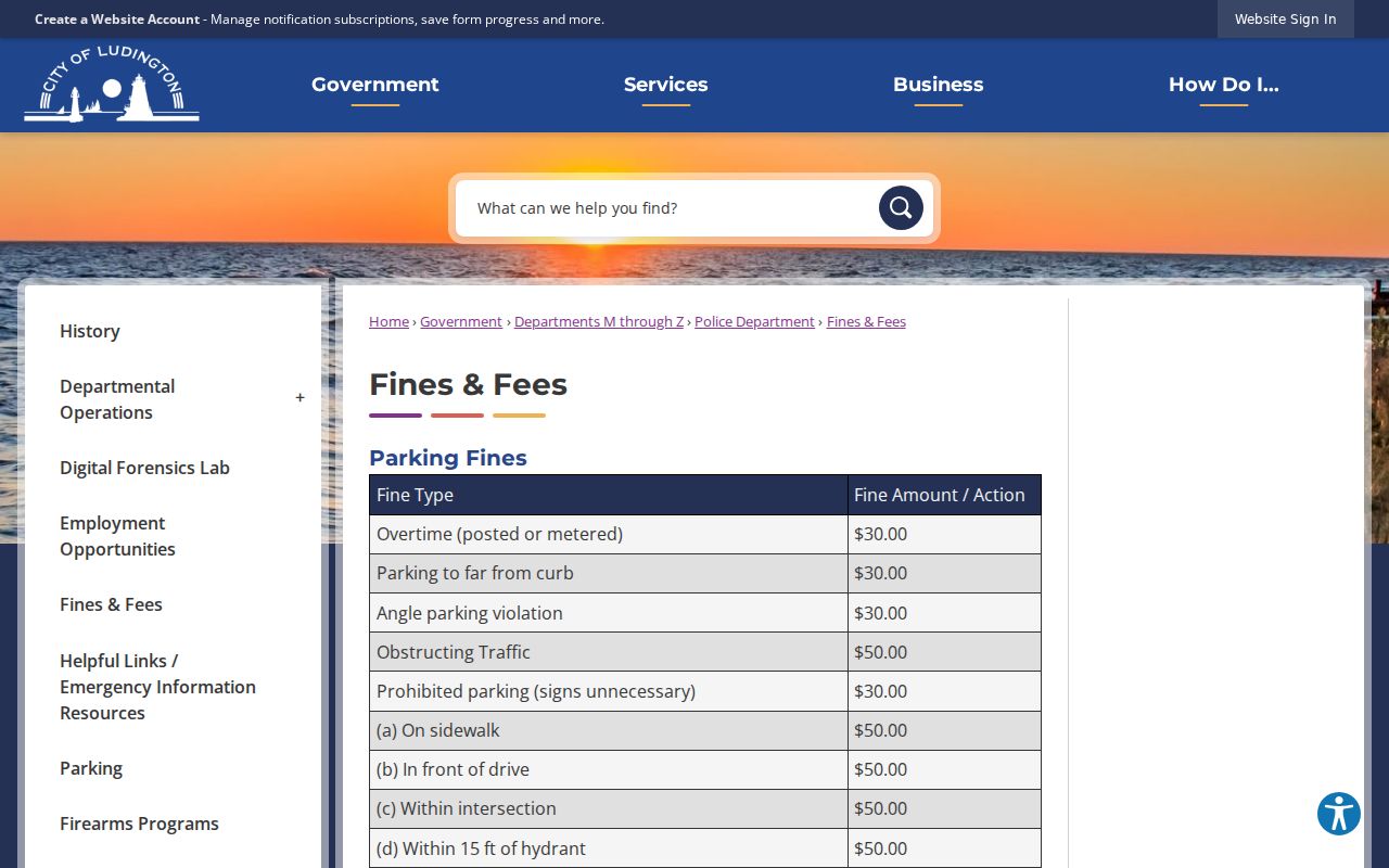 Mason County city court warrant: city payment categories that are not warrant clearance